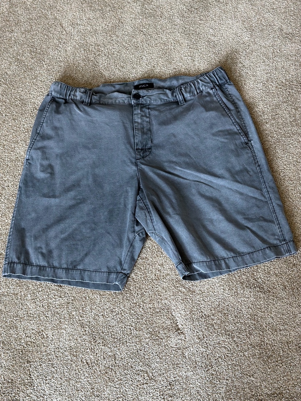 RVCA Men's Grey Casual Shorts